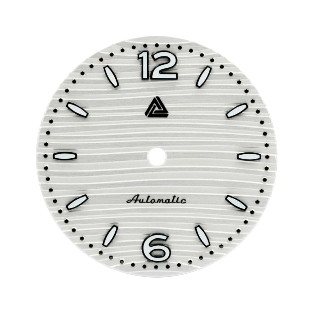 Nautilus Arctic White Dial (No Date) - - - - Lucius Atelier - Swiss Quality Seiko Watch Mod Parts