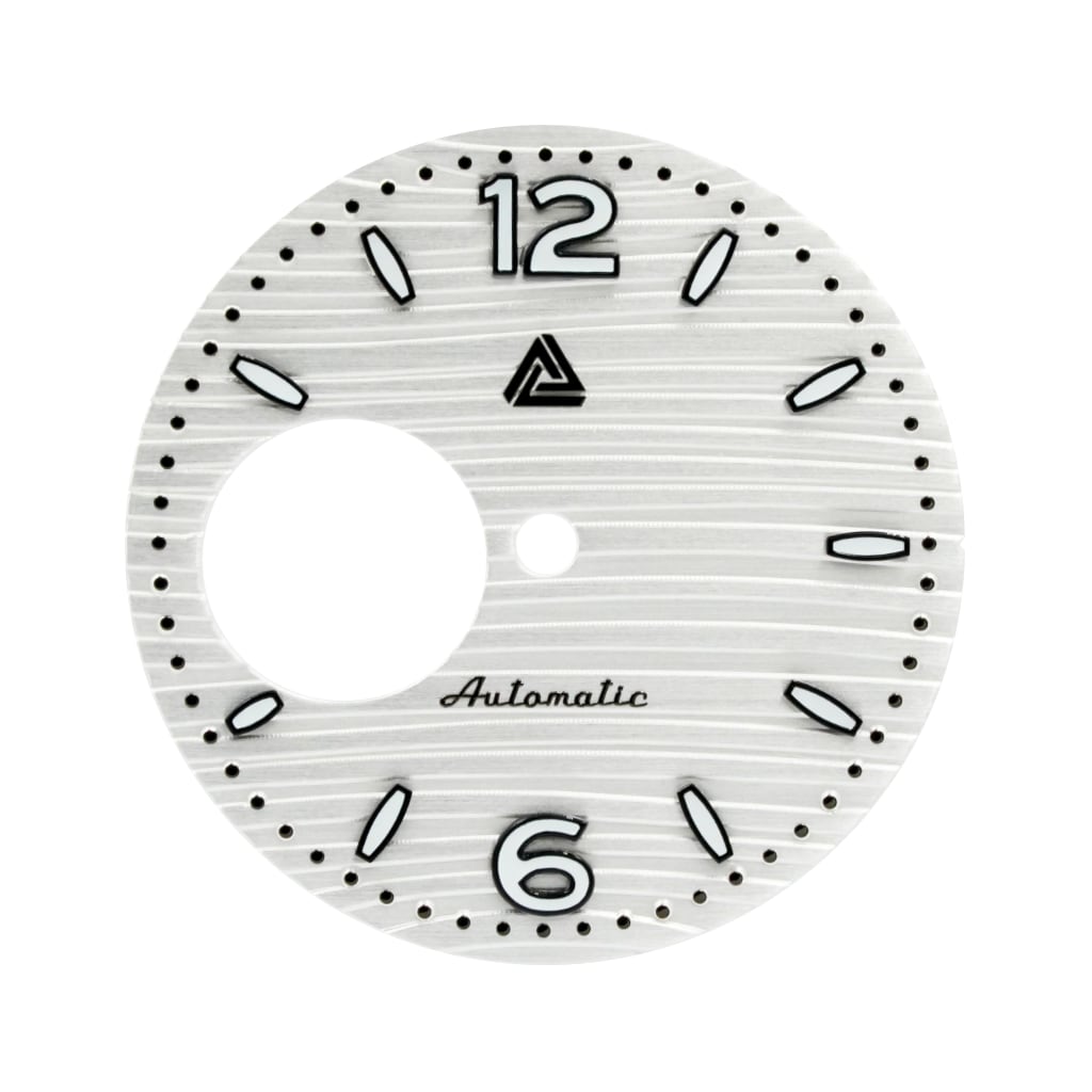 Nautilus Arctic White Dial (Open Heart) - - - - Lucius Atelier - Swiss Quality Seiko Watch Mod Parts