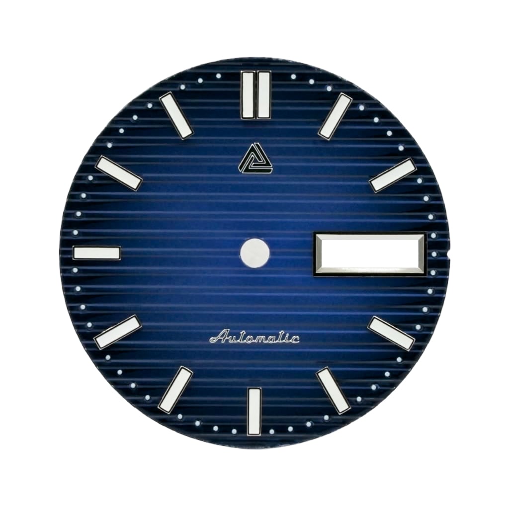 Nautilus Deep Blue Sunburst Dial (Day Date) - - - - Lucius Atelier - Swiss Quality Seiko Watch Mod Parts