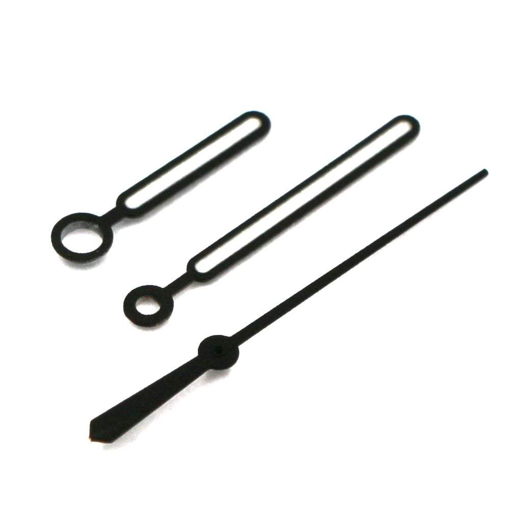 Nautilus Hands - Polished Black - BGW9 Grade A - - - Lucius Atelier - Swiss Quality Seiko Watch Mod Parts