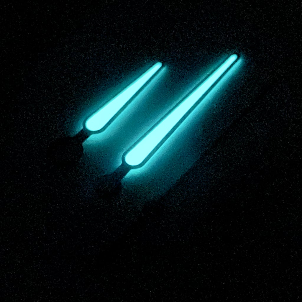 Nautilus II Hands - Polished Silver - BGW9 Grade A - - - Lucius Atelier - Swiss Quality Seiko Watch Mod Parts