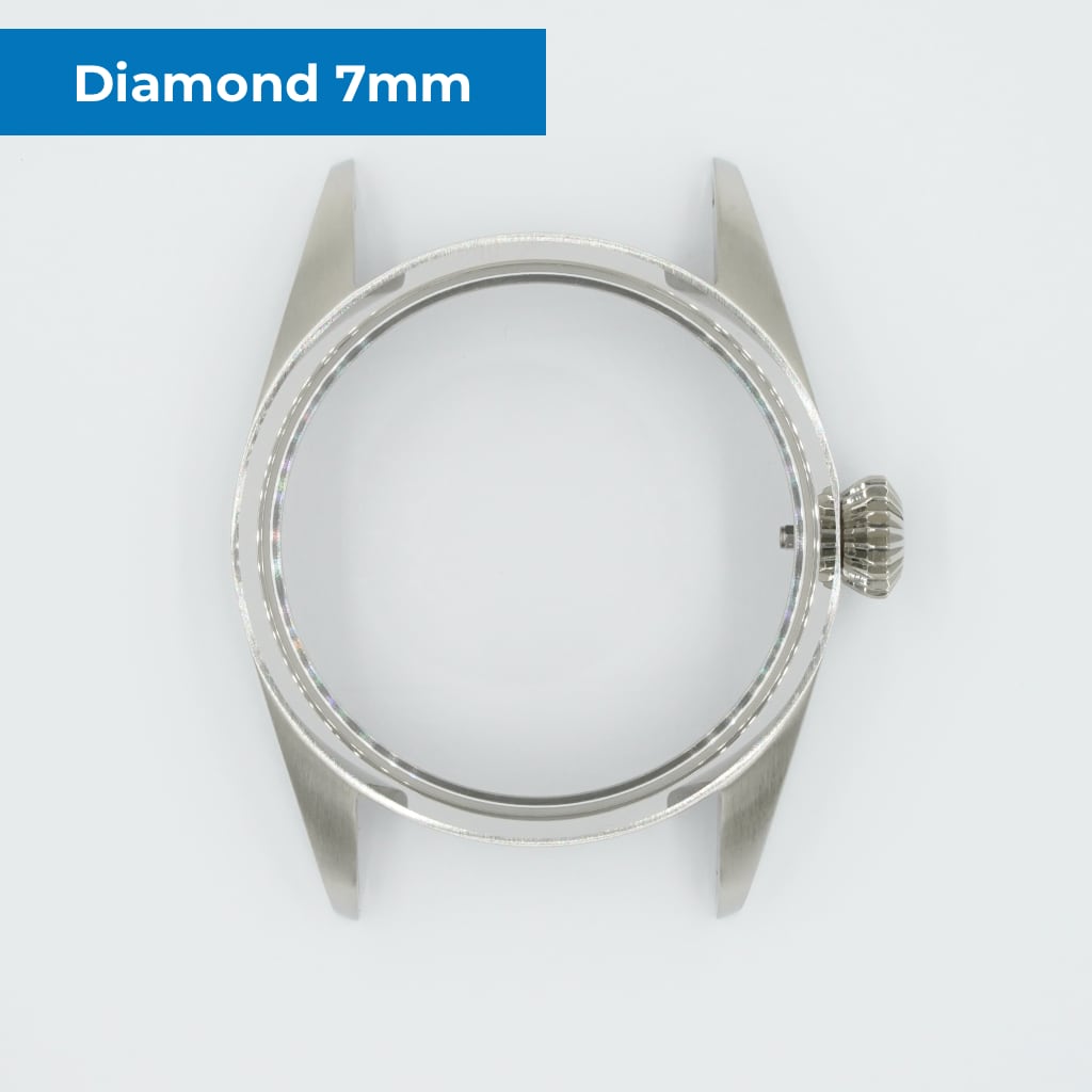 Pilot Watch Case - 34mm [ULTRA THIN EDITION] - Solid - - - Lucius Atelier - Swiss Quality Seiko Watch Mod Parts