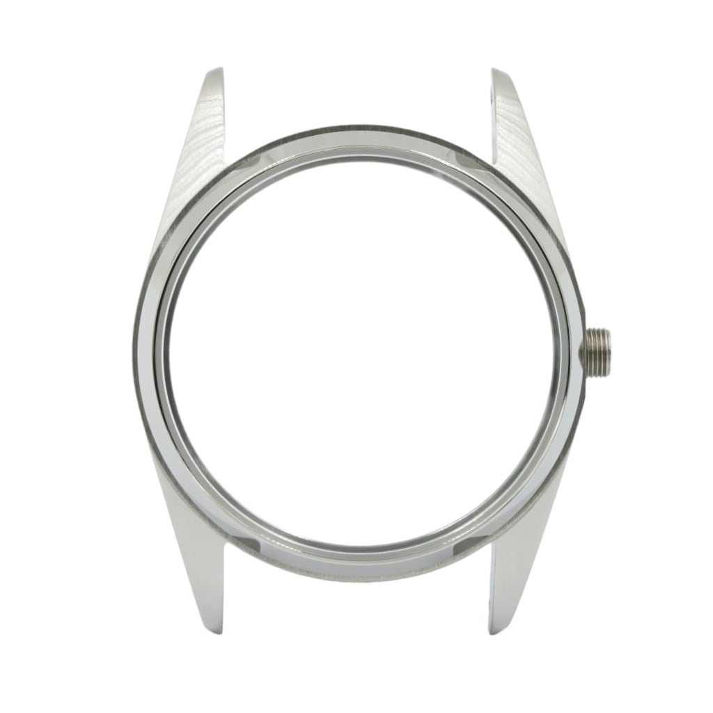 silver watch case