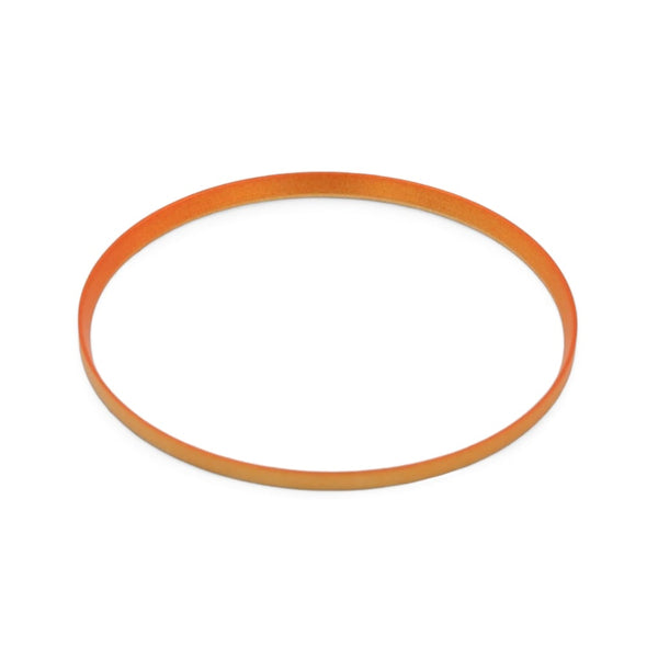 SKX013 Brushed Orange Chapter Ring — Ultra Thin | Lucius Atelier