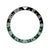 SKX013 Ceramic Bezel Insert (Slope) - GMT 24H - Sprite Black/Green - - - - Lucius Atelier - Swiss Quality Seiko Watch Mod Parts