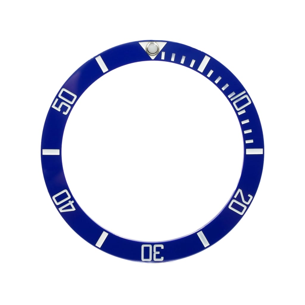 SKX013 Ceramic Bezel Insert (Slope) - Submariner Blue - - - - Lucius Atelier - Swiss Quality Seiko Watch Mod Parts