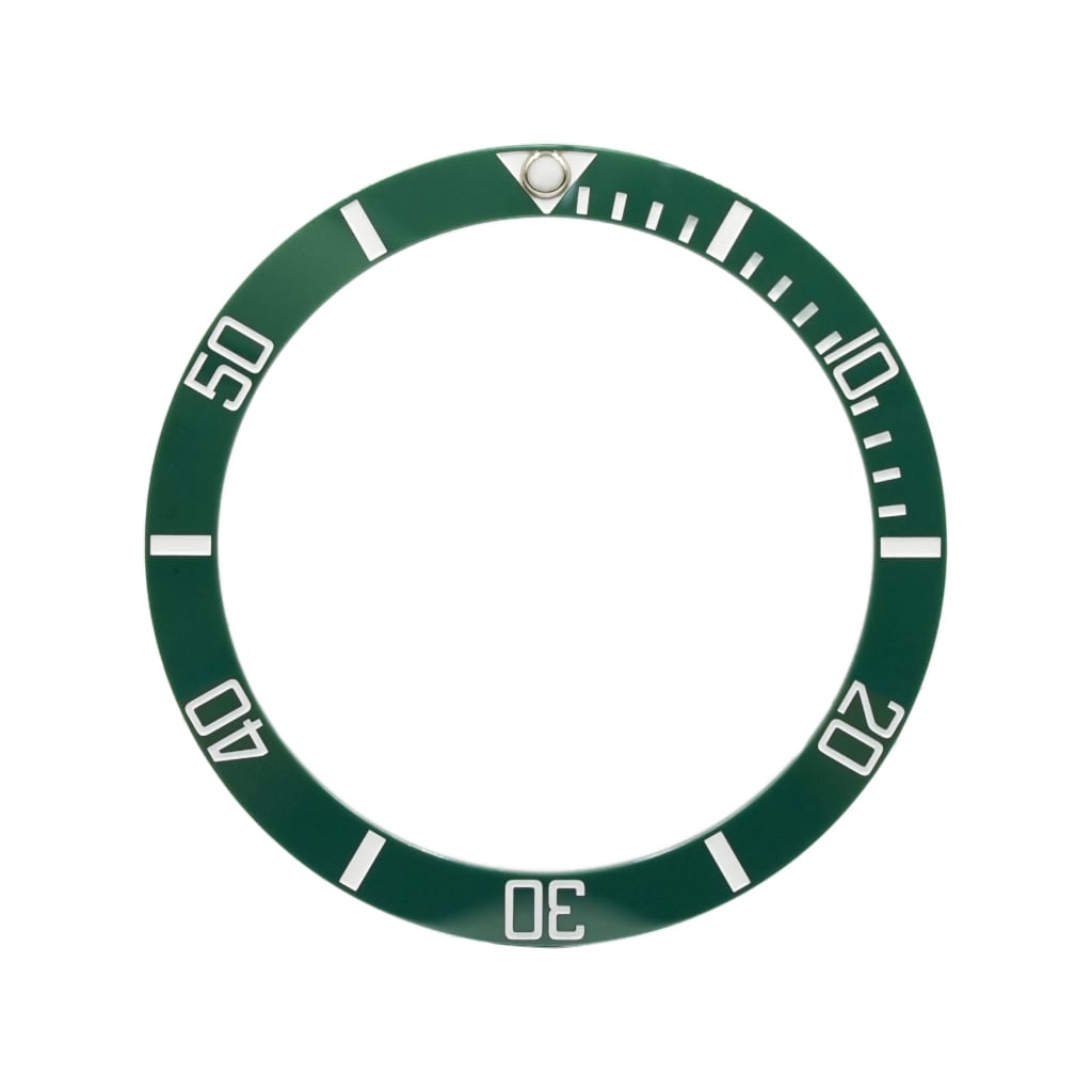 SKX013 Ceramic Bezel Insert (Slope) - Submariner Green - - - - Lucius Atelier - Swiss Quality Seiko Watch Mod Parts