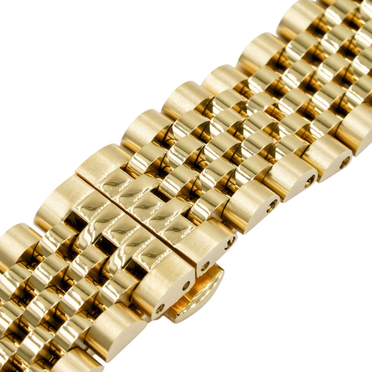 Settimo Bracelet 20/16mm - Yellow Gold - - - - Lucius Atelier - Swiss Quality Seiko Watch Mod Parts