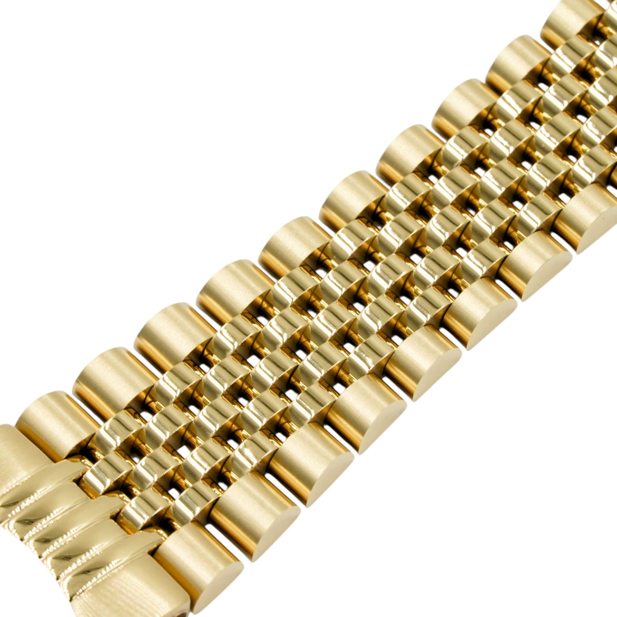 Settimo Bracelet 20/16mm - Yellow Gold - - - - Lucius Atelier - Swiss Quality Seiko Watch Mod Parts
