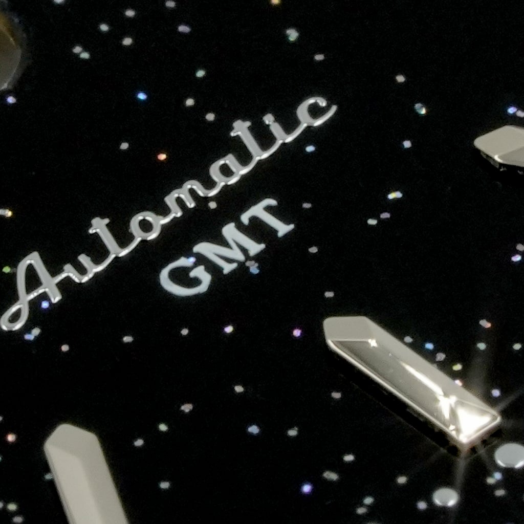 Stardust Dial v4 (GMT) [For NH34] - - - - Lucius Atelier - Swiss Quality Seiko Watch Mod Parts