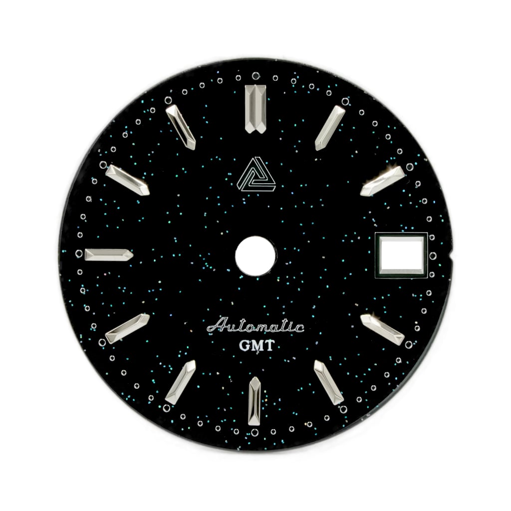 Stardust Dial v4 (GMT) [For NH34] - - - - Lucius Atelier - Swiss Quality Seiko Watch Mod Parts