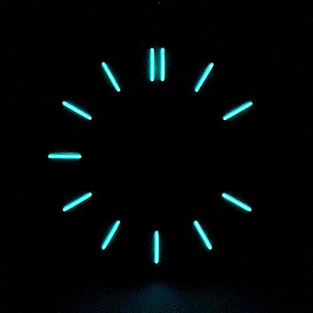 The Great Oak Dial - Ice Blue (GMT) [For NH34] - - - - Lucius Atelier - Swiss Quality Seiko Watch Mod Parts