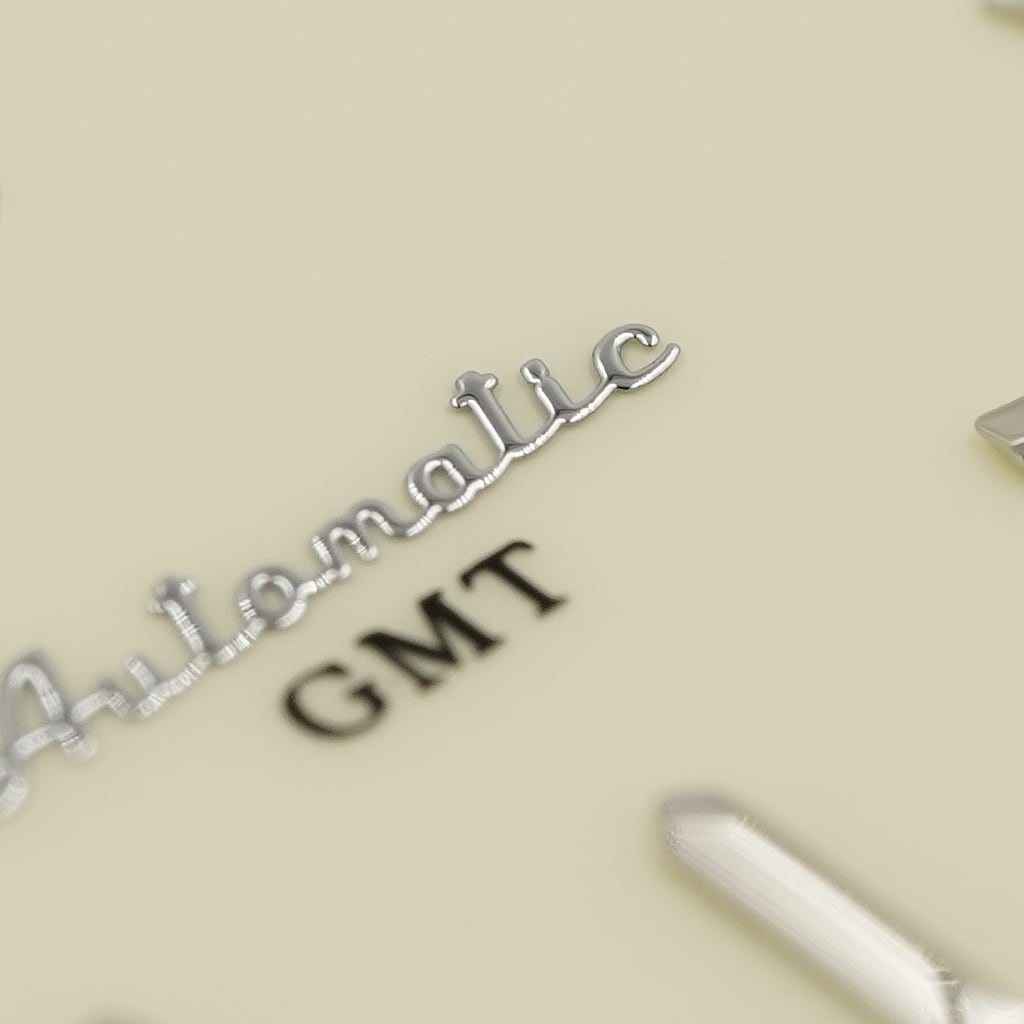 Vintage Enamel Biege Dial (GMT) - - - - Lucius Atelier - Swiss Quality Seiko Watch Mod Parts