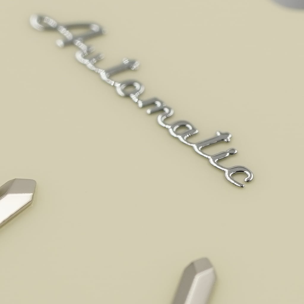 Vintage Enamel Biege Dial (No Date) - - - - Lucius Atelier - Swiss Quality Seiko Watch Mod Parts