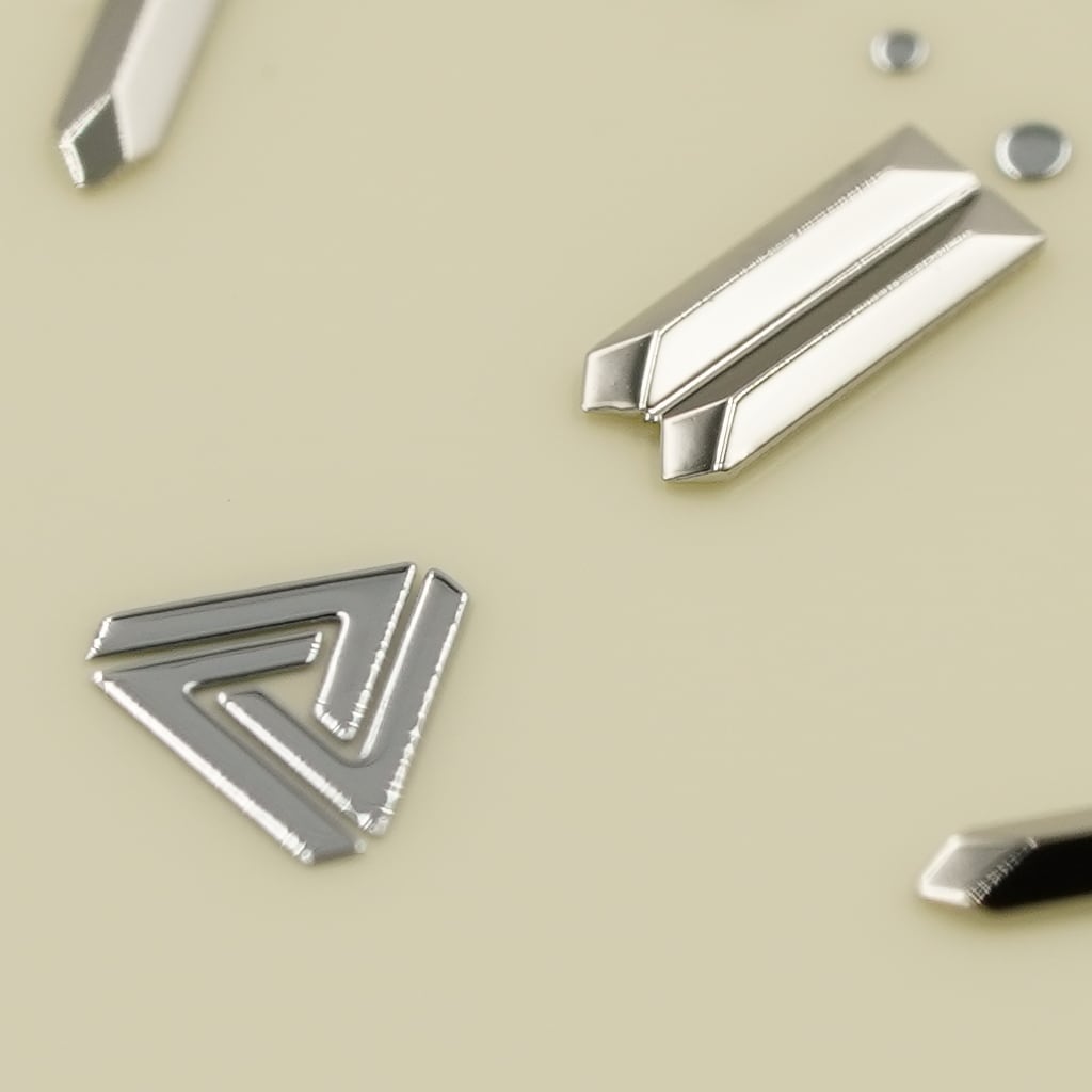 Vintage Enamel Biege Dial (Open Heart) - - - - Lucius Atelier - Swiss Quality Seiko Watch Mod Parts