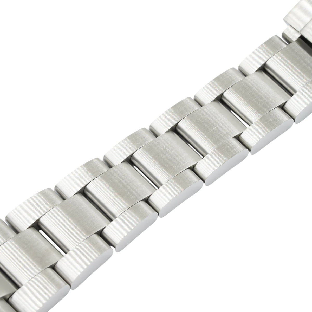 Oyster Bracelet 20/16mm Brushed — full-brushed 316L stainless steel Seiko mod bracelet by Lucius Atelier — view 5