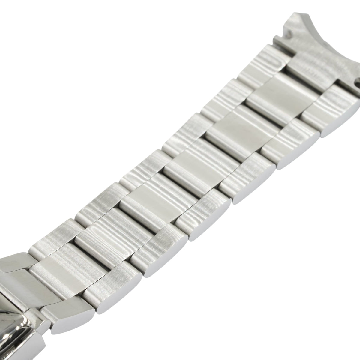 Brushed Oyster bracelet for Lucius Atelier Seiko mod cases — 20mm to 16mm taper, 316L stainless steel