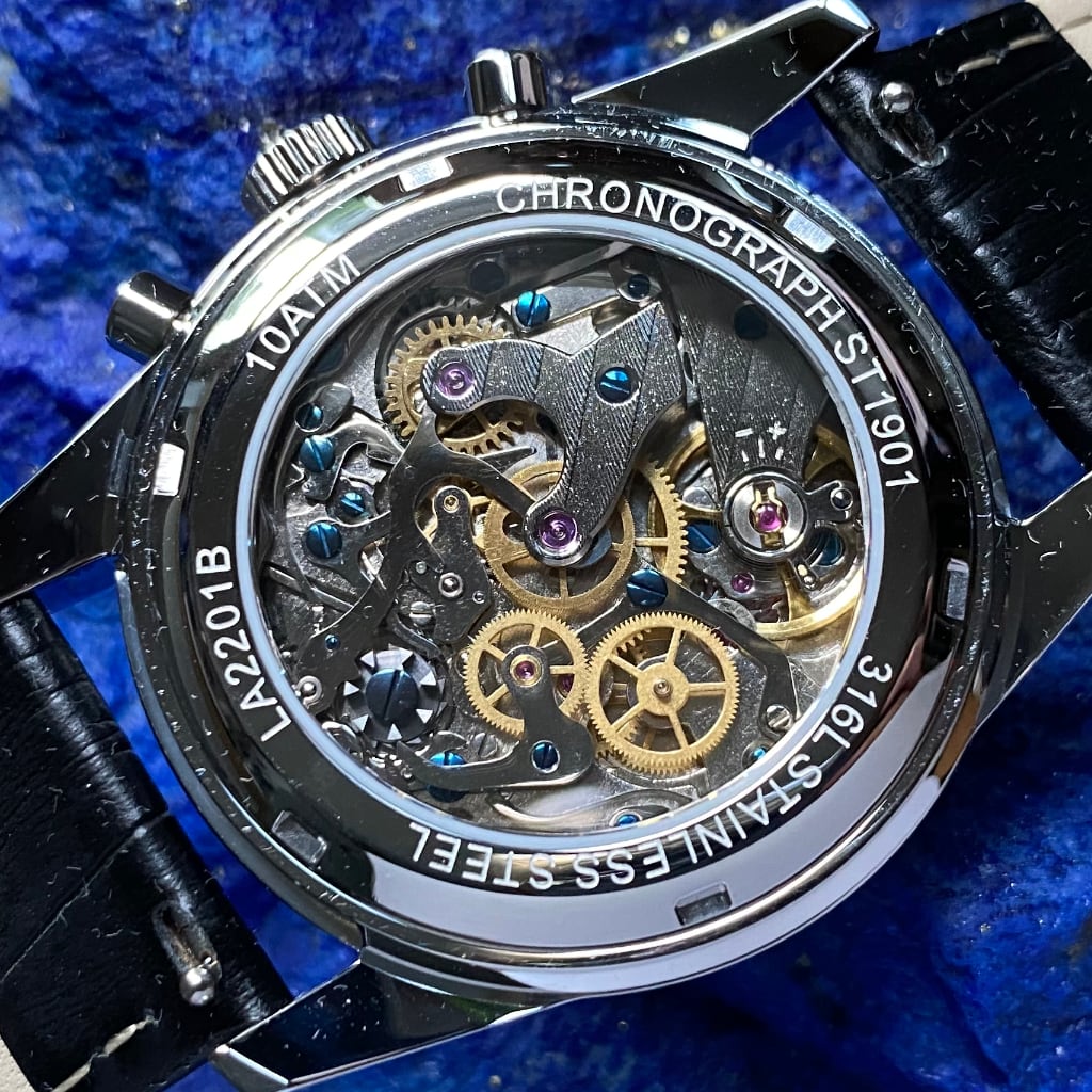 38mm ST1901 Pulsograph LA2201B - - - - Lucius Atelier - Swiss Quality Seiko Watch Mod Parts