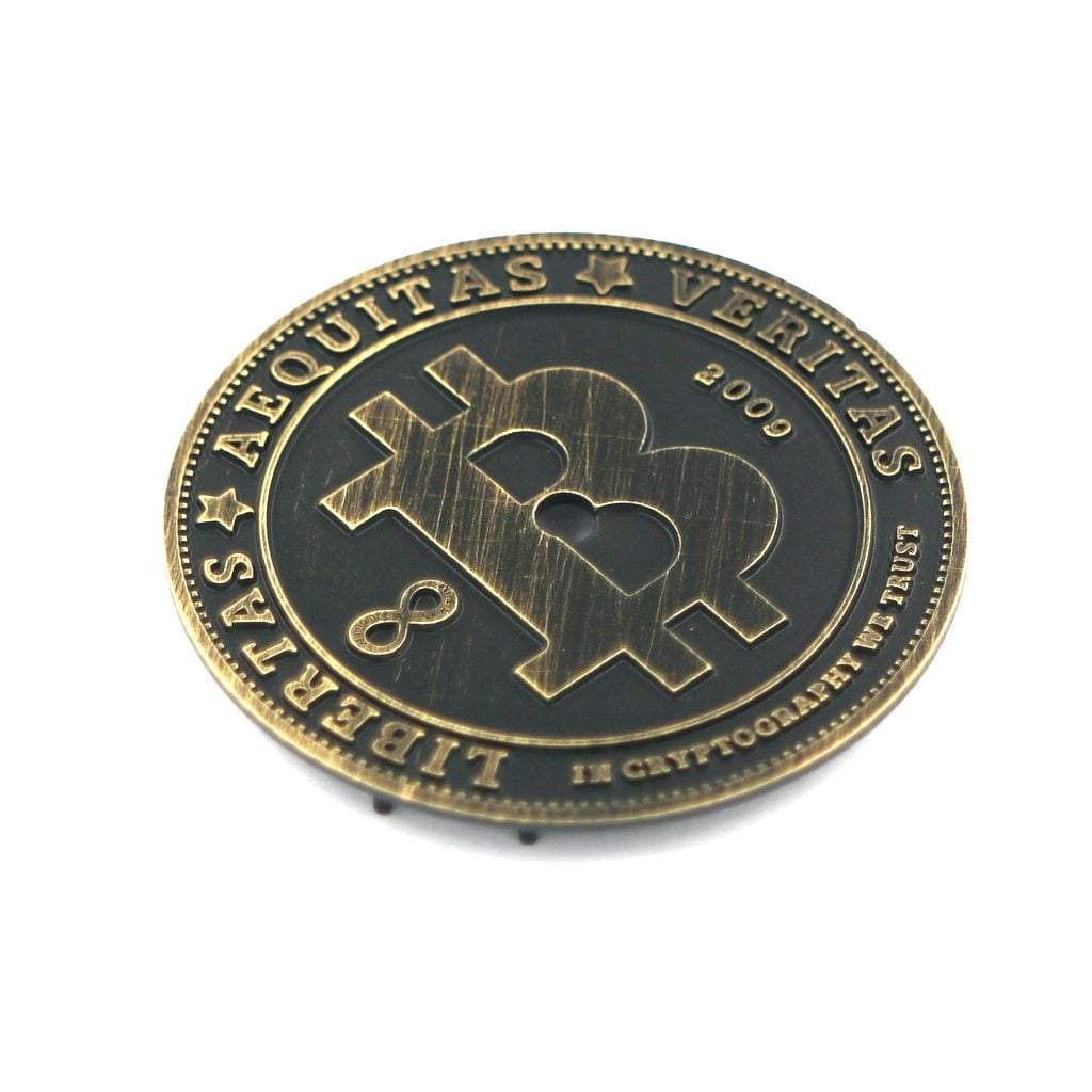 Bitcoin Dial - Vintage Black - - - - Lucius Atelier - Swiss Quality Seiko Watch Mod Parts