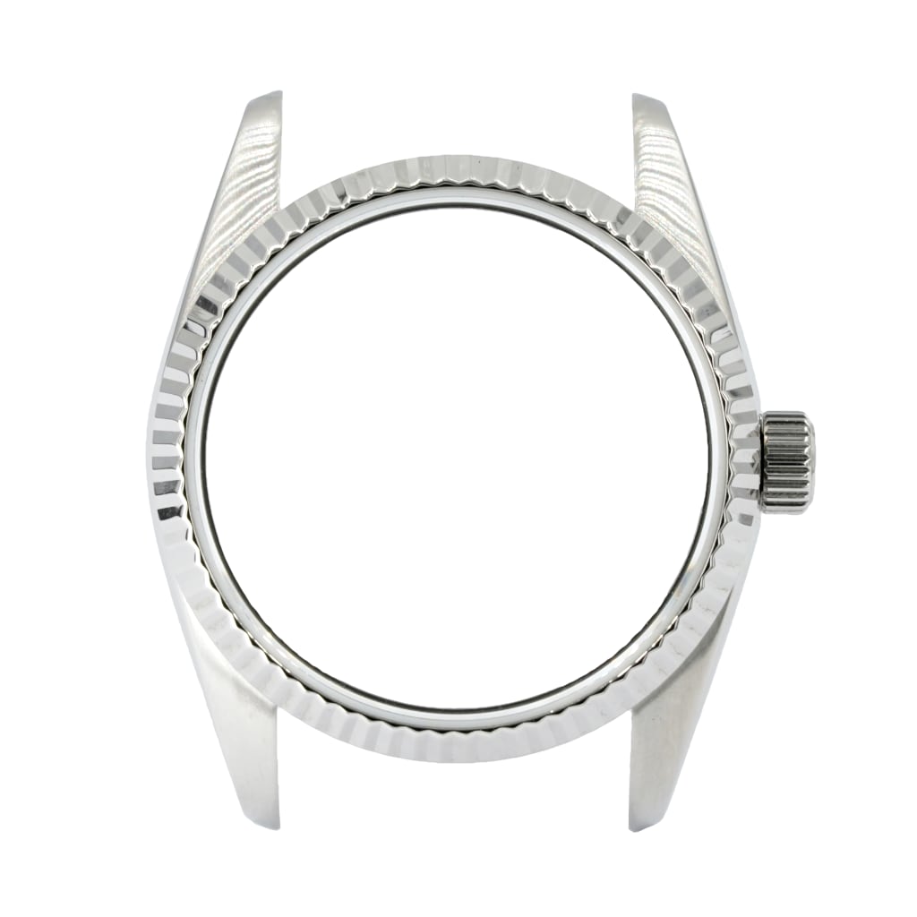 Datejust Watch Case - 36mm - NH [Solid] - - - Lucius Atelier - Swiss Quality Seiko Watch Mod Parts