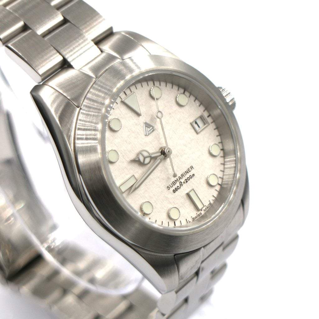 Explorer 39mm Snowflake 007 - - - - Lucius Atelier - Swiss Quality Seiko Watch Mod Parts