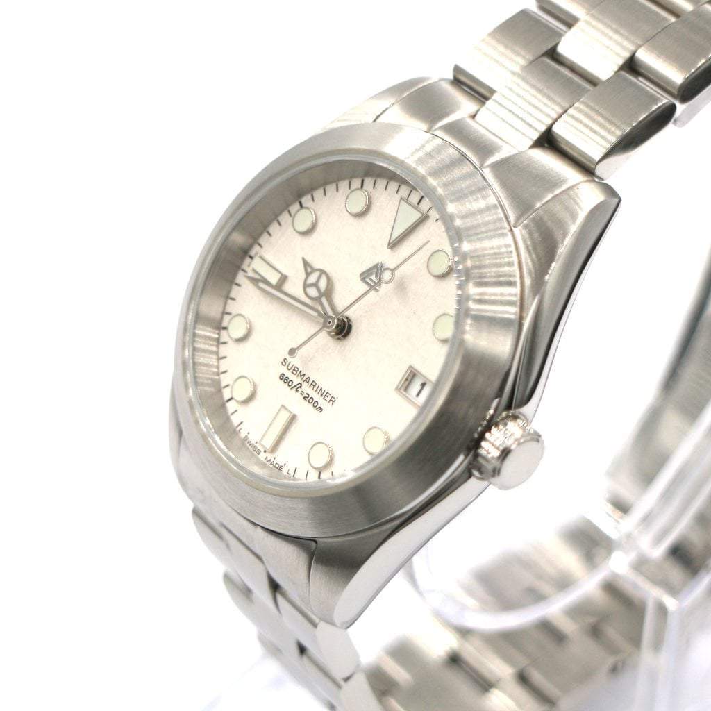 Explorer 39mm Snowflake 007 - - - - Lucius Atelier - Swiss Quality Seiko Watch Mod Parts