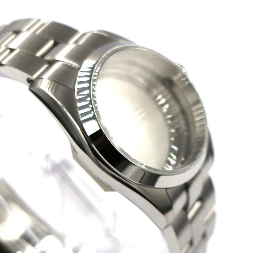 Explorer Watch Case - 36mm - Explorer Case - Brushed Oyster - NH [Solid] - Lucius Atelier - Swiss Quality Seiko Watch Mod Parts