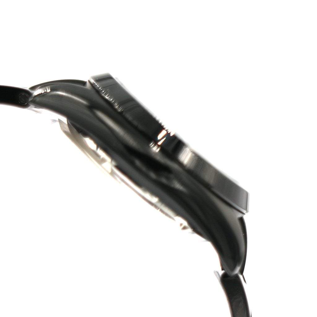 Explorer Watch Case (DLC BLACK EDITION) - 36mm - Explorer Case - Brushed Oyster - NH - Lucius Atelier - Swiss Quality Seiko Watch Mod Parts