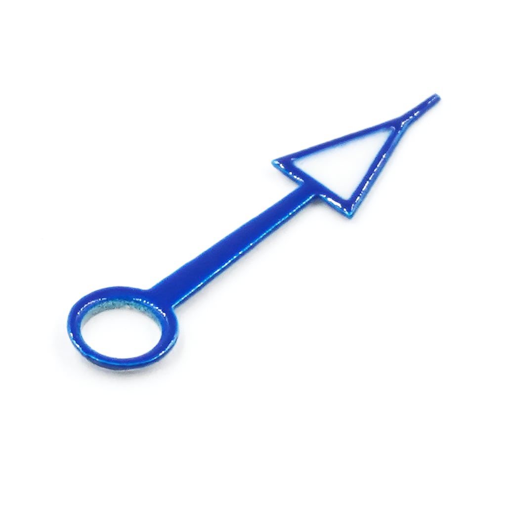 GMT Hands - Explorer [For NH34] - BGW9 Grade A - Blue - - Lucius Atelier - Swiss Quality Seiko Watch Mod Parts