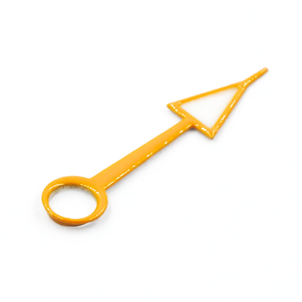 GMT Hands - Explorer [For NH34] - BGW9 Grade A - Orange - - Lucius Atelier - Swiss Quality Seiko Watch Mod Parts