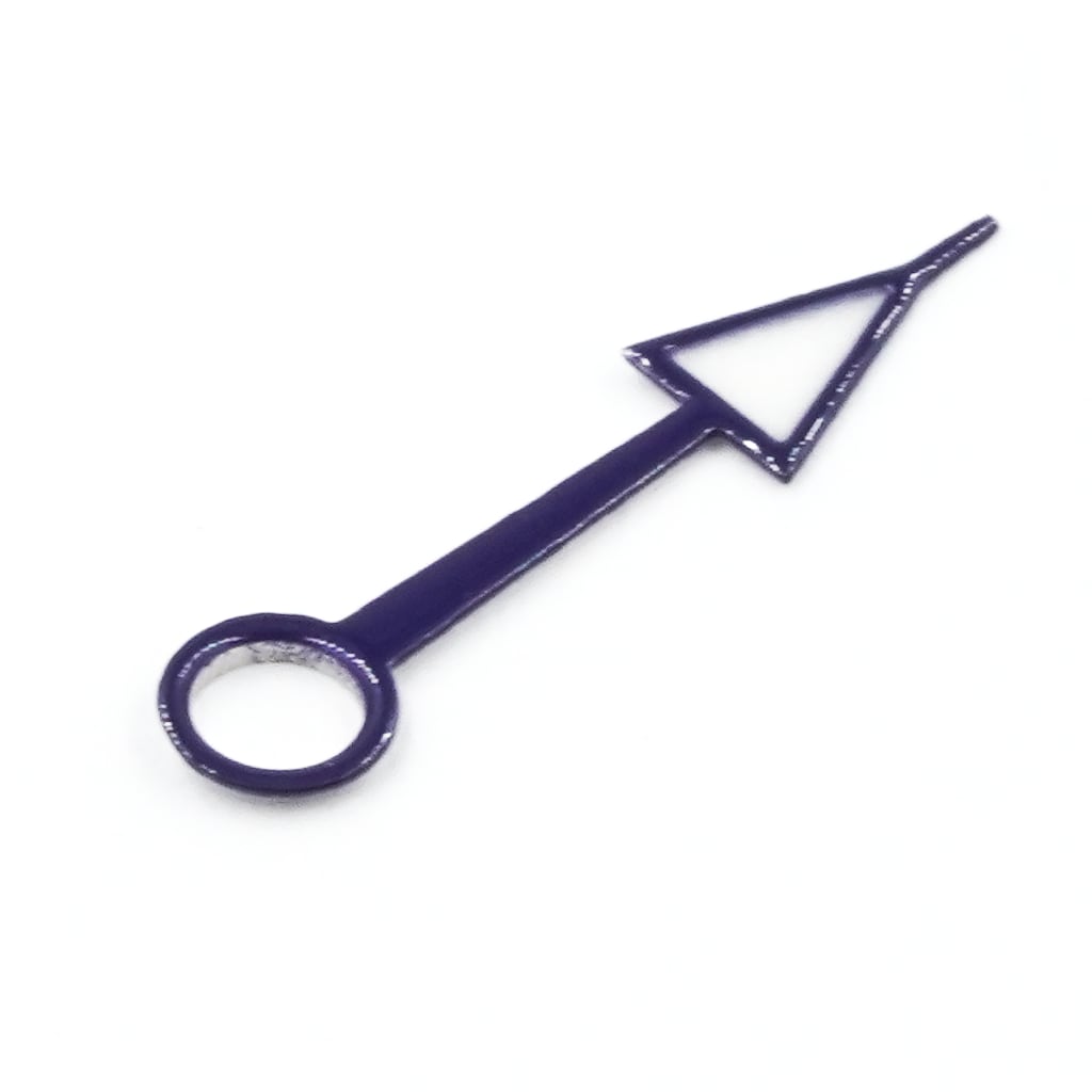 GMT Hands - Explorer [For NH34] - BGW9 Grade A - Silver - - Lucius Atelier - Swiss Quality Seiko Watch Mod Parts