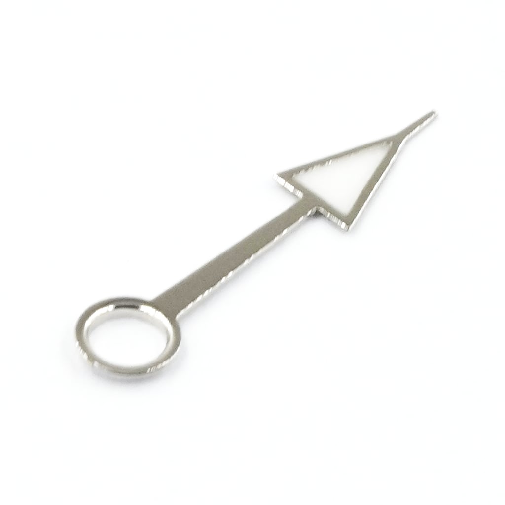 GMT Hands - Explorer [For NH34] - BGW9 Grade A - Silver - - Lucius Atelier - Swiss Quality Seiko Watch Mod Parts