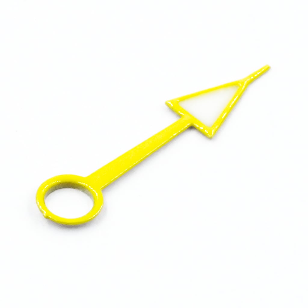 GMT Hands - Explorer [For NH34] - BGW9 Grade A - Silver - - Lucius Atelier - Swiss Quality Seiko Watch Mod Parts