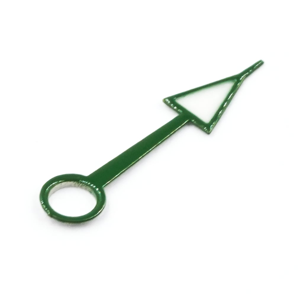 GMT Hands - Explorer [For NH34] - BGW9 Grade A - Silver - - Lucius Atelier - Swiss Quality Seiko Watch Mod Parts