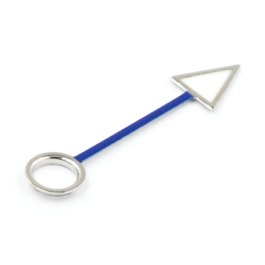 GMT Hands - Master Arrow [For NH34] - BGW9 Grade A - Blue - - Lucius Atelier - Swiss Quality Seiko Watch Mod Parts