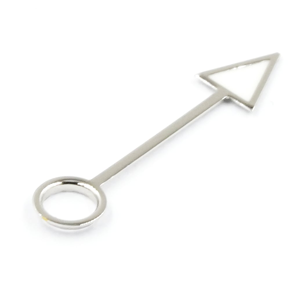 GMT Hands - Master Arrow [For NH34] - BGW9 Grade A - Silver - - Lucius Atelier - Swiss Quality Seiko Watch Mod Parts