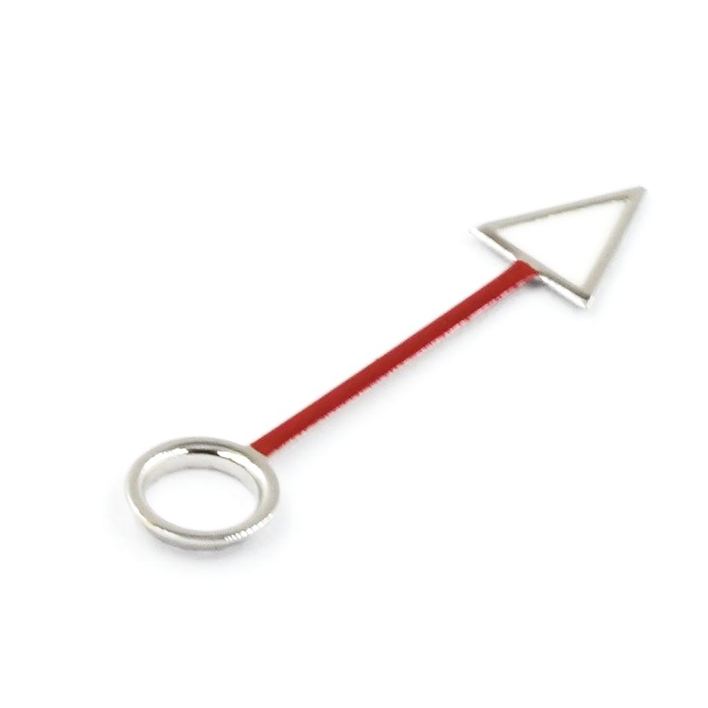 GMT Hands - Master Arrow [For NH34] - BGW9 Grade A - Silver - - Lucius Atelier - Swiss Quality Seiko Watch Mod Parts