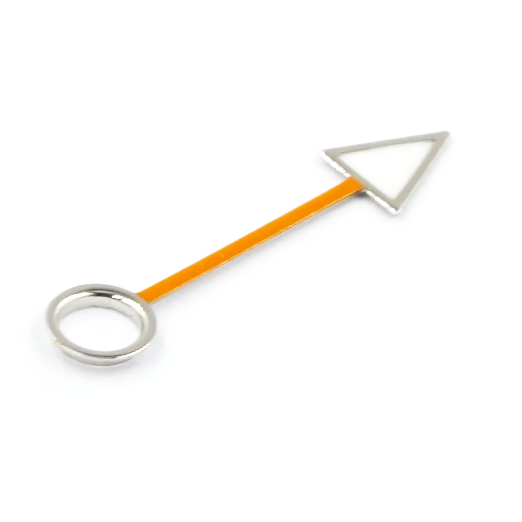 GMT Hands - Master Arrow [For NH34] - BGW9 Grade A - Silver - - Lucius Atelier - Swiss Quality Seiko Watch Mod Parts