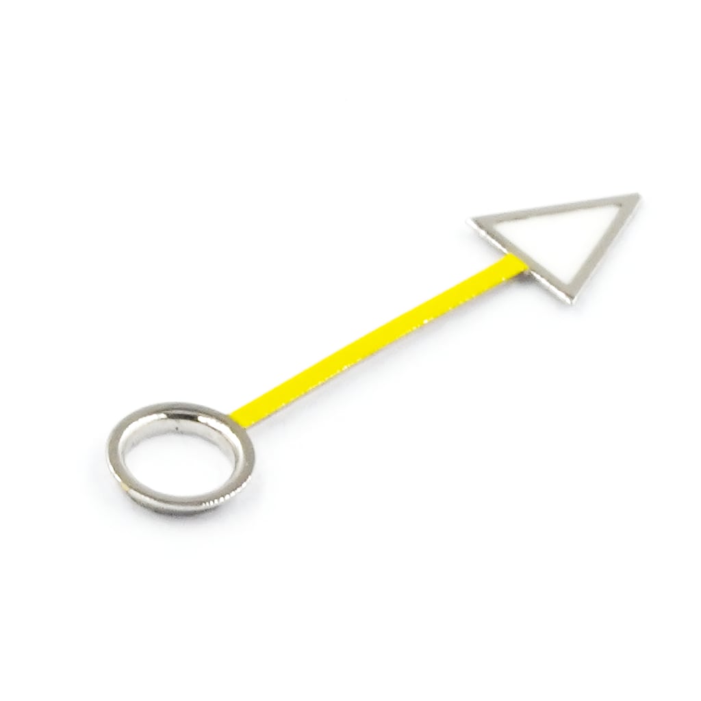 GMT Hands - Master Arrow [For NH34] - BGW9 Grade A - Silver - - Lucius Atelier - Swiss Quality Seiko Watch Mod Parts