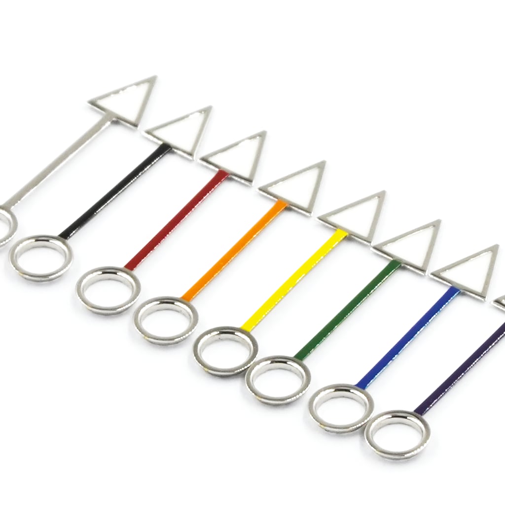 GMT Hands - Master Arrow [For NH34] - BGW9 Grade A - Silver - - Lucius Atelier - Swiss Quality Seiko Watch Mod Parts