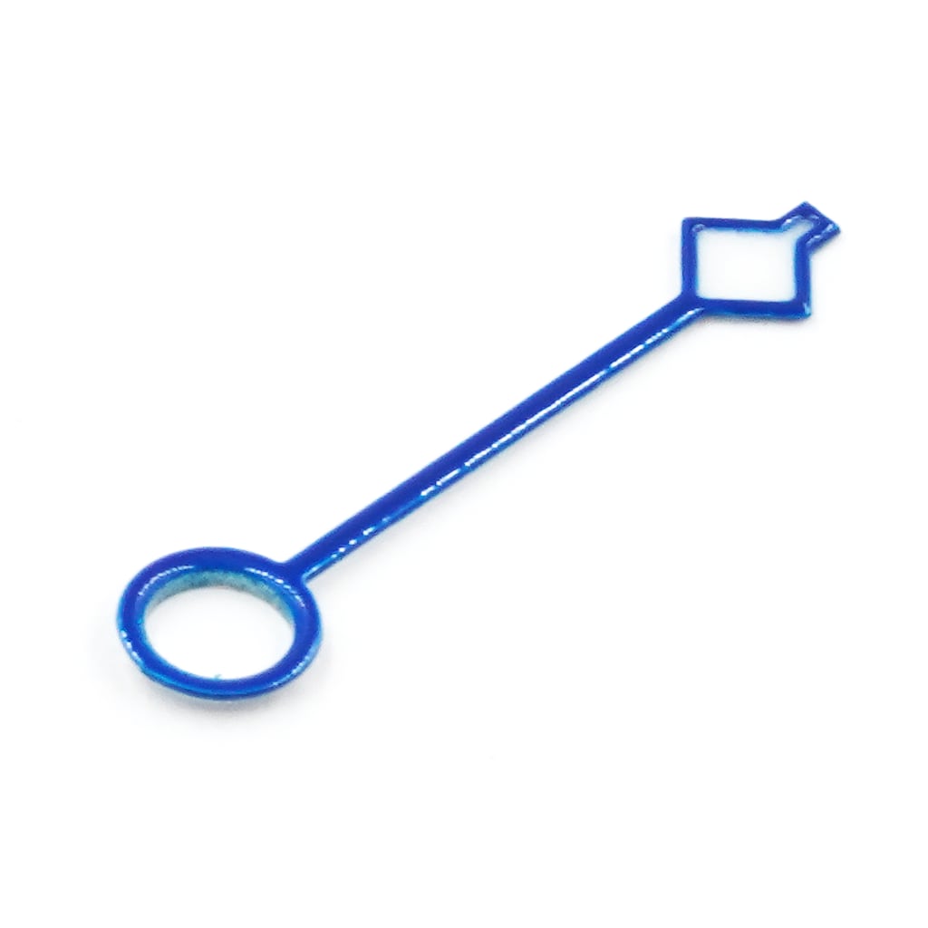 GMT Hands - Snowflake [For NH34] - BGW9 Grade A - Blue - - Lucius Atelier - Swiss Quality Seiko Watch Mod Parts