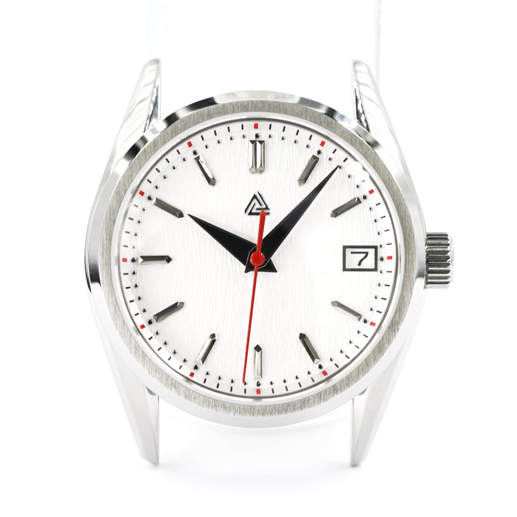 GS Watch Case - 36mm v2 - NH [Solid] - - - Lucius Atelier - Swiss Quality Seiko Watch Mod Parts