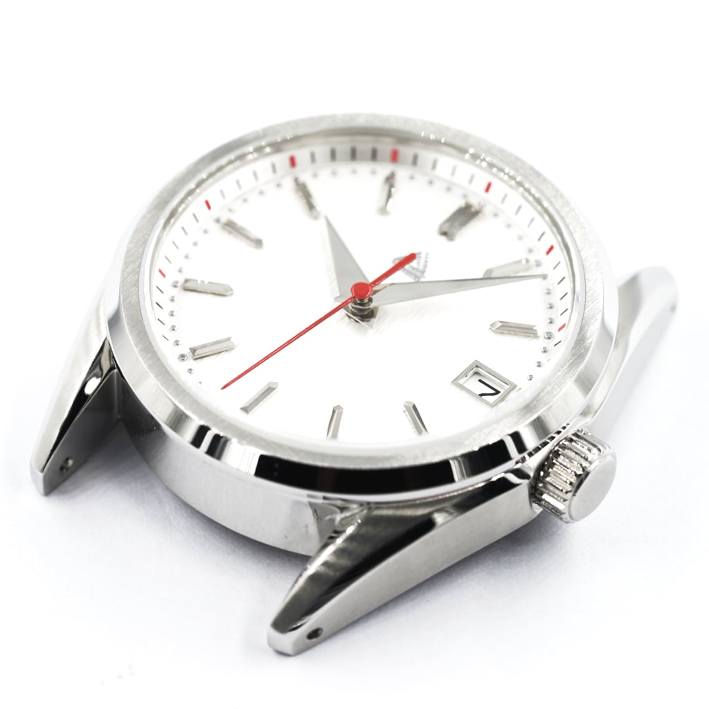 GS Watch Case - 36mm v2 - NH [Solid] - - - Lucius Atelier - Swiss Quality Seiko Watch Mod Parts