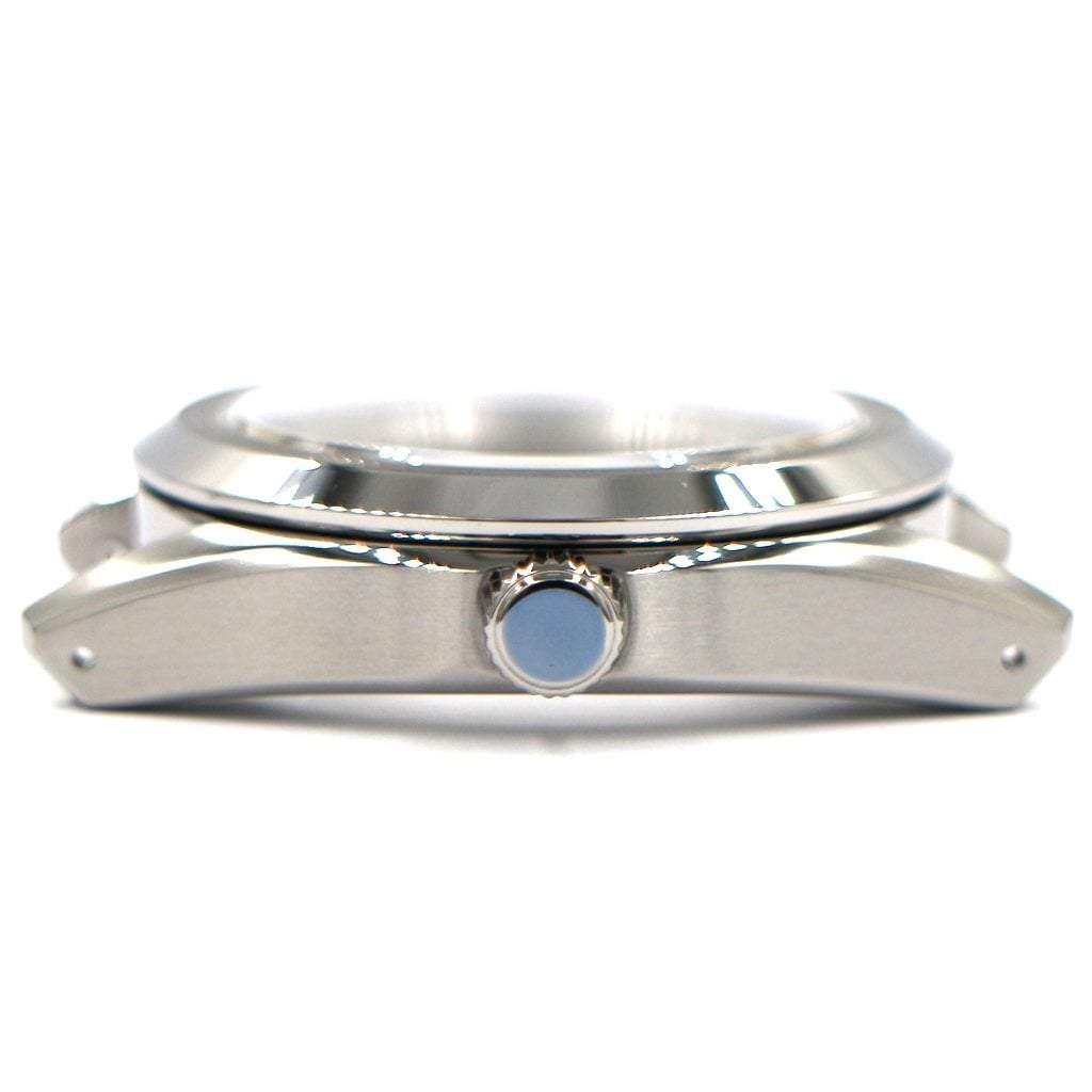 GS Watch Case - 39mm - GS Case - Brushed Oyster - NH [Solid] - Lucius Atelier - Swiss Quality Seiko Watch Mod Parts