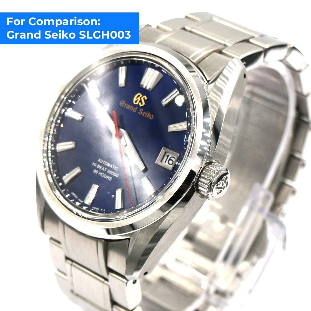 GS Watch Case - 39mm - GS Case - Brushed Oyster - NH [Solid] - Lucius Atelier - Swiss Quality Seiko Watch Mod Parts