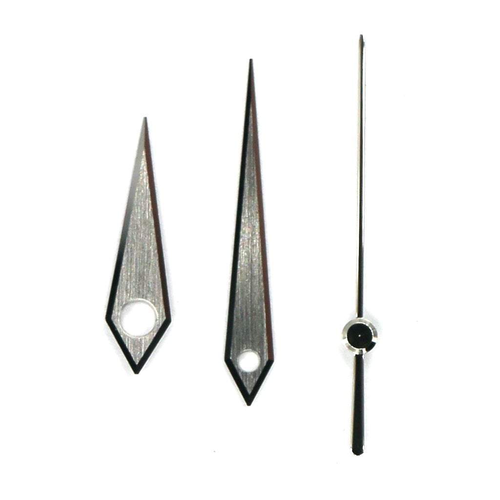 Grand Seiko Dauphine Hands - Brushed Top Silver - - - - Lucius Atelier - Swiss Quality Seiko Watch Mod Parts