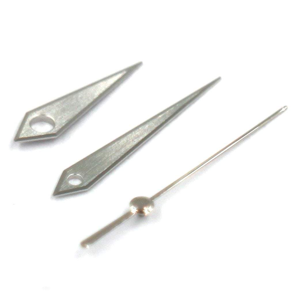 Grand Seiko Dauphine Hands - Brushed Top Silver - - - - Lucius Atelier - Swiss Quality Seiko Watch Mod Parts