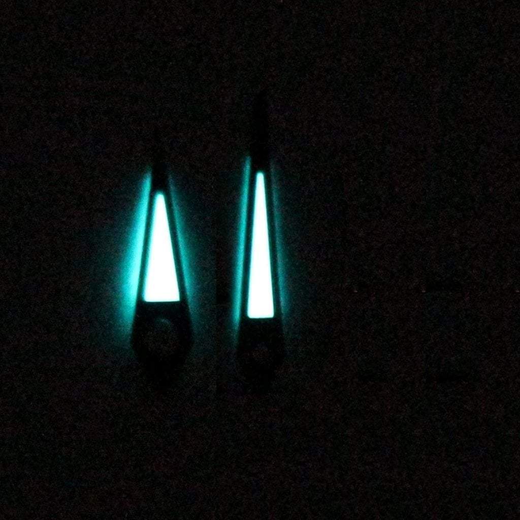 Grand Seiko Dauphine Hands - Brushed Top Silver - Luminous - BGW9 Standard Grade - - - Lucius Atelier - Swiss Quality Seiko Watch Mod Parts