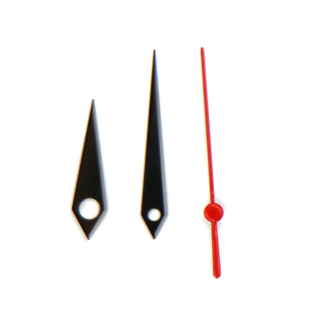 Grand Seiko Dauphine Hands - Polished Red - - - - Lucius Atelier - Swiss Quality Seiko Watch Mod Parts