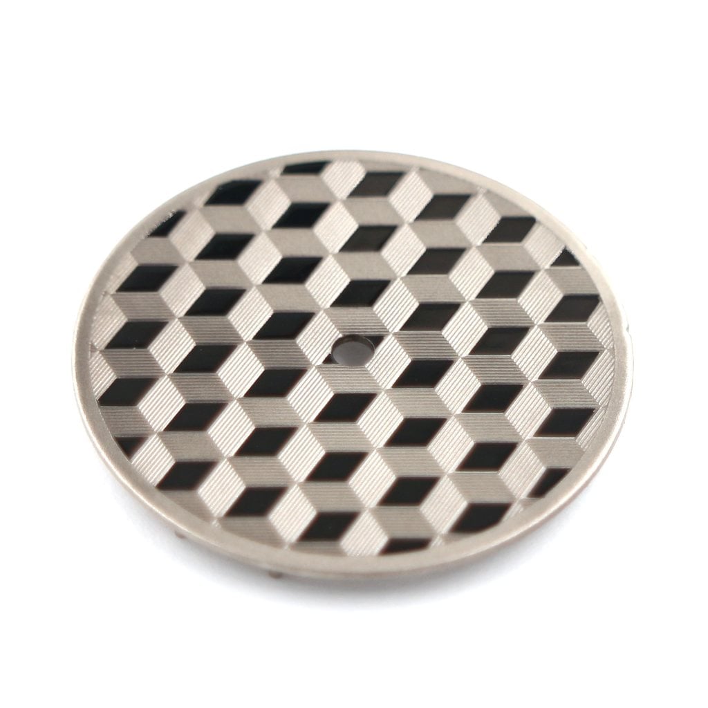 Hemicube Dial (No Date) - - - - Lucius Atelier - Swiss Quality Seiko Watch Mod Parts